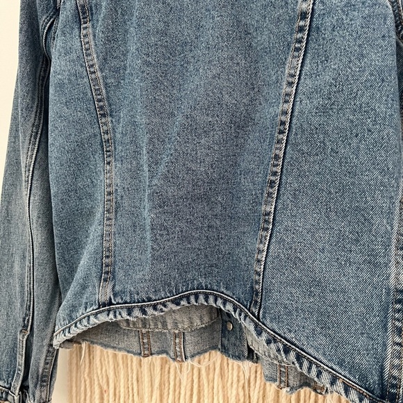 BLANK NYC | Distressed Denim Button Up Jacket - Picture 12 of 12